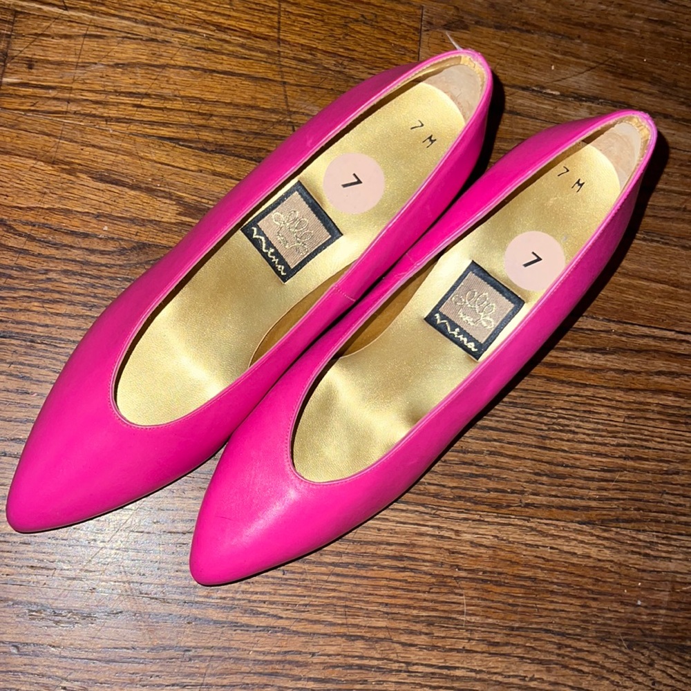 Fuchsia Nina heels size 7